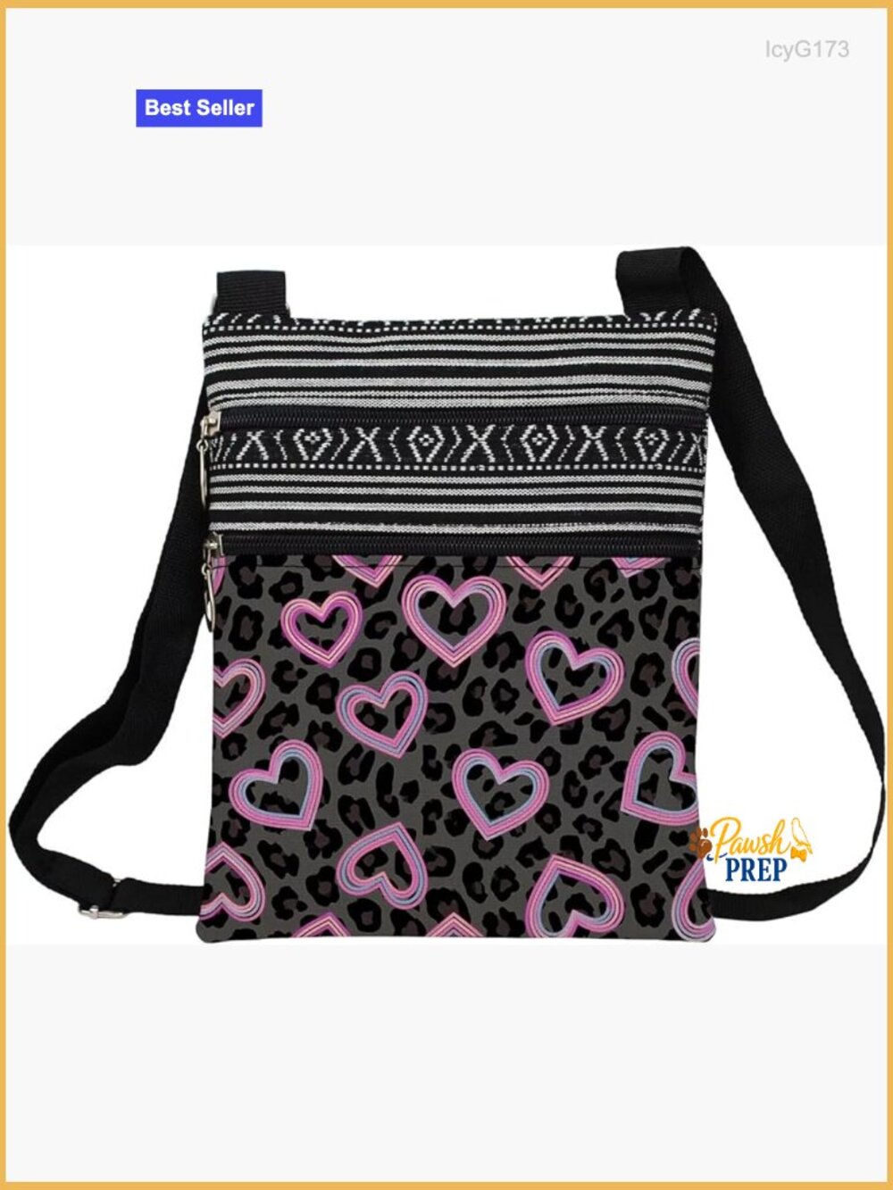 Small Messenger Crossbody Bag Adjustable Strap Zipper Pouch Organizer Handbag